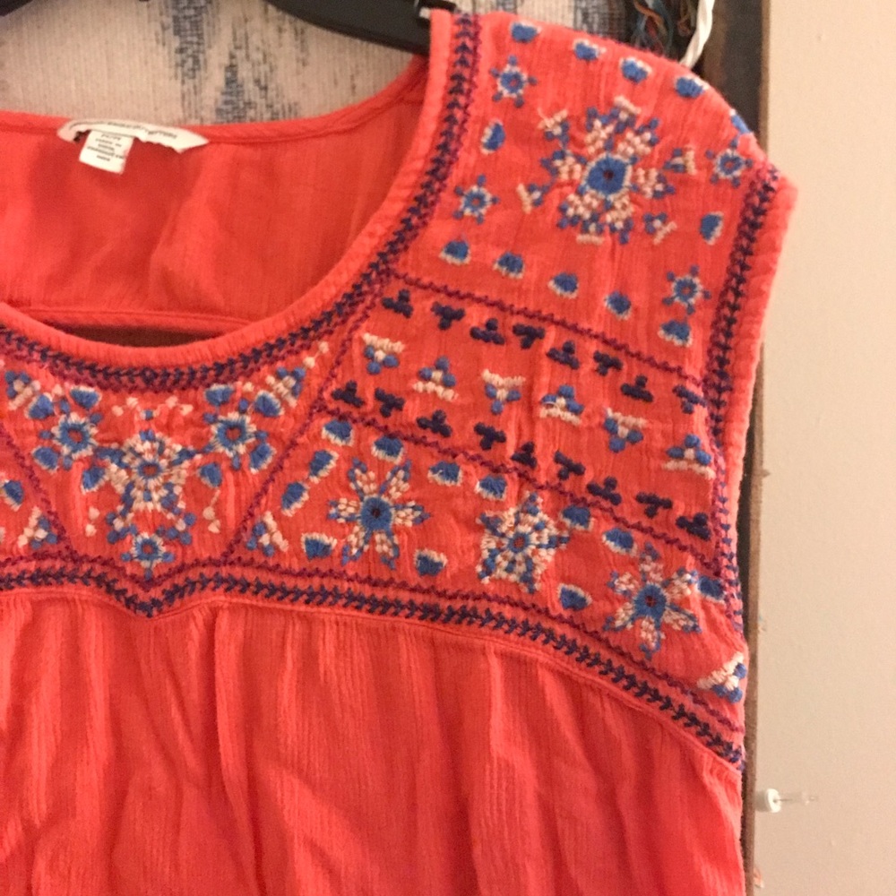 Embroidered American Eagle Top
